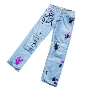 Custom Matisse Levi’s 501 jeans